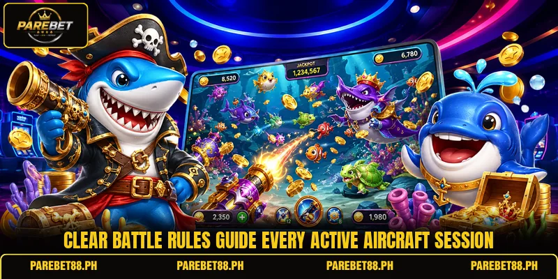 Clear battle rules guide every active aircraft session Clear battle rules guide every active aircraft session