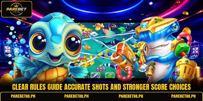 Clear rules guide accurate shots and stronger score choices Clear rules guide accurate shots and stronger score choices