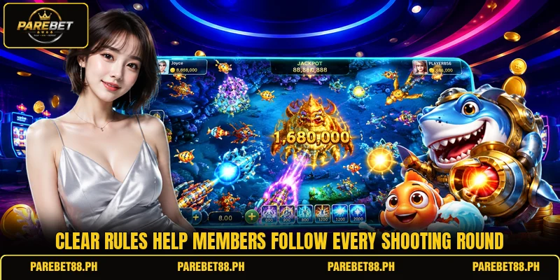 Clear rules help members follow every shooting round Clear rules help members follow every shooting round