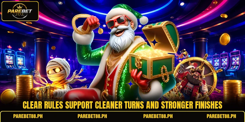 Clear rules support cleaner turns and stronger finishes Clear rules support cleaner turns and stronger finishes