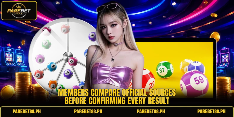 Members compare official sources before confirming every result Members compare official sources before confirming every result