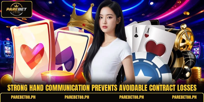Strong hand communication prevents avoidable contract losses Strong hand communication prevents avoidable contract losses