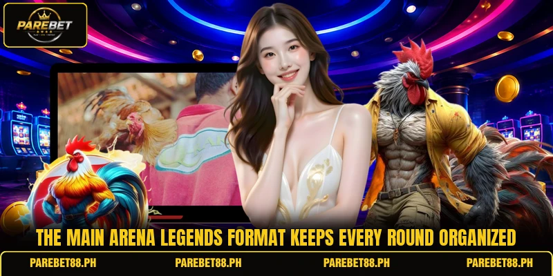 The main arena legends format keeps every round organized The main arena legends format keeps every round organized